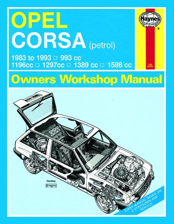 Opel Corsa Petrol (83 - Mar 93) Haynes Repair Manual - Digital Edition