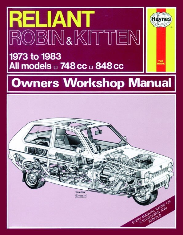 Reliant Robin &amp; Kitten (73 - 83) Haynes Repair Manual - Digital Edition