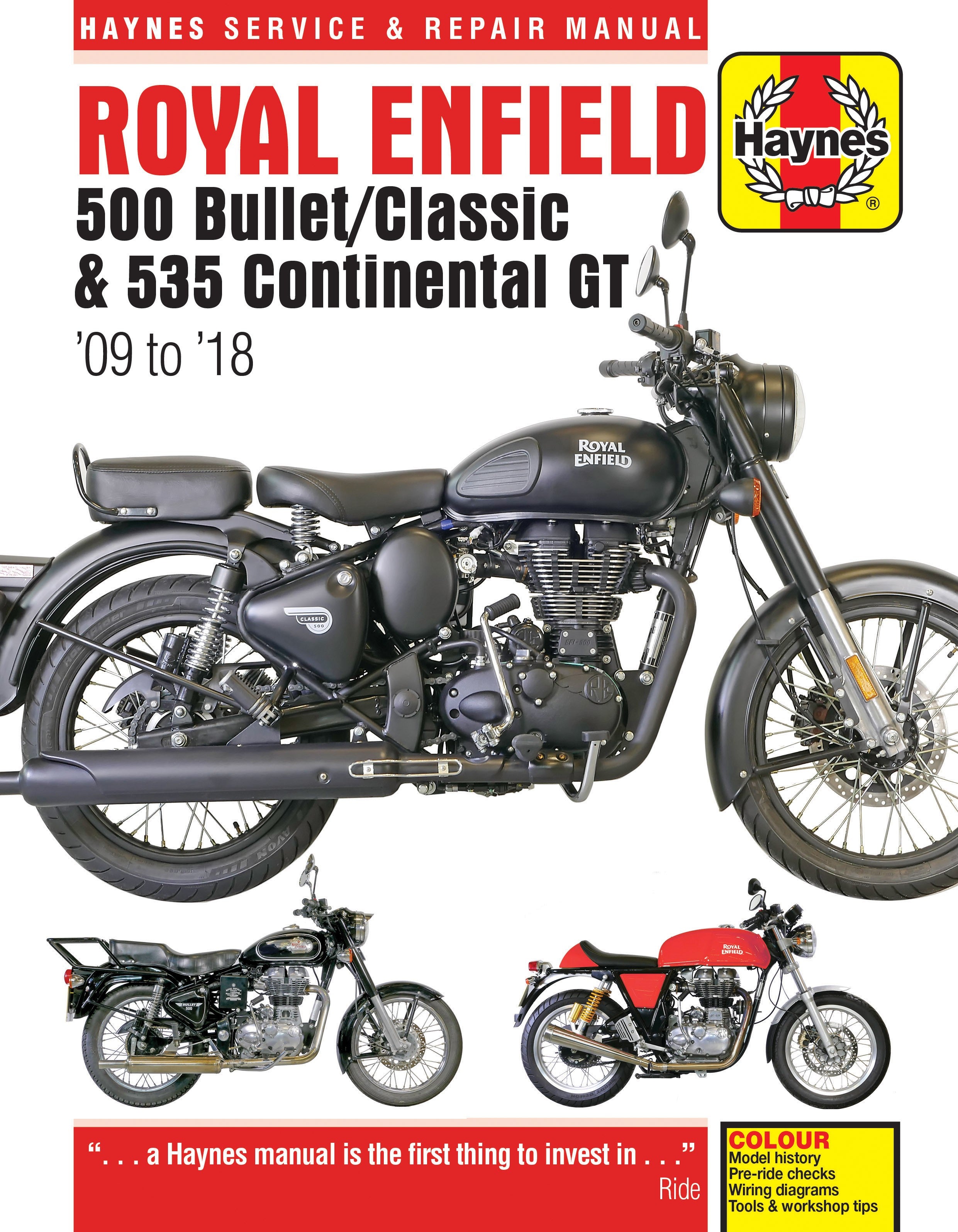 Royal Enfield 500 Bullet/Classic & 535 Continental GT 2009 - 2018