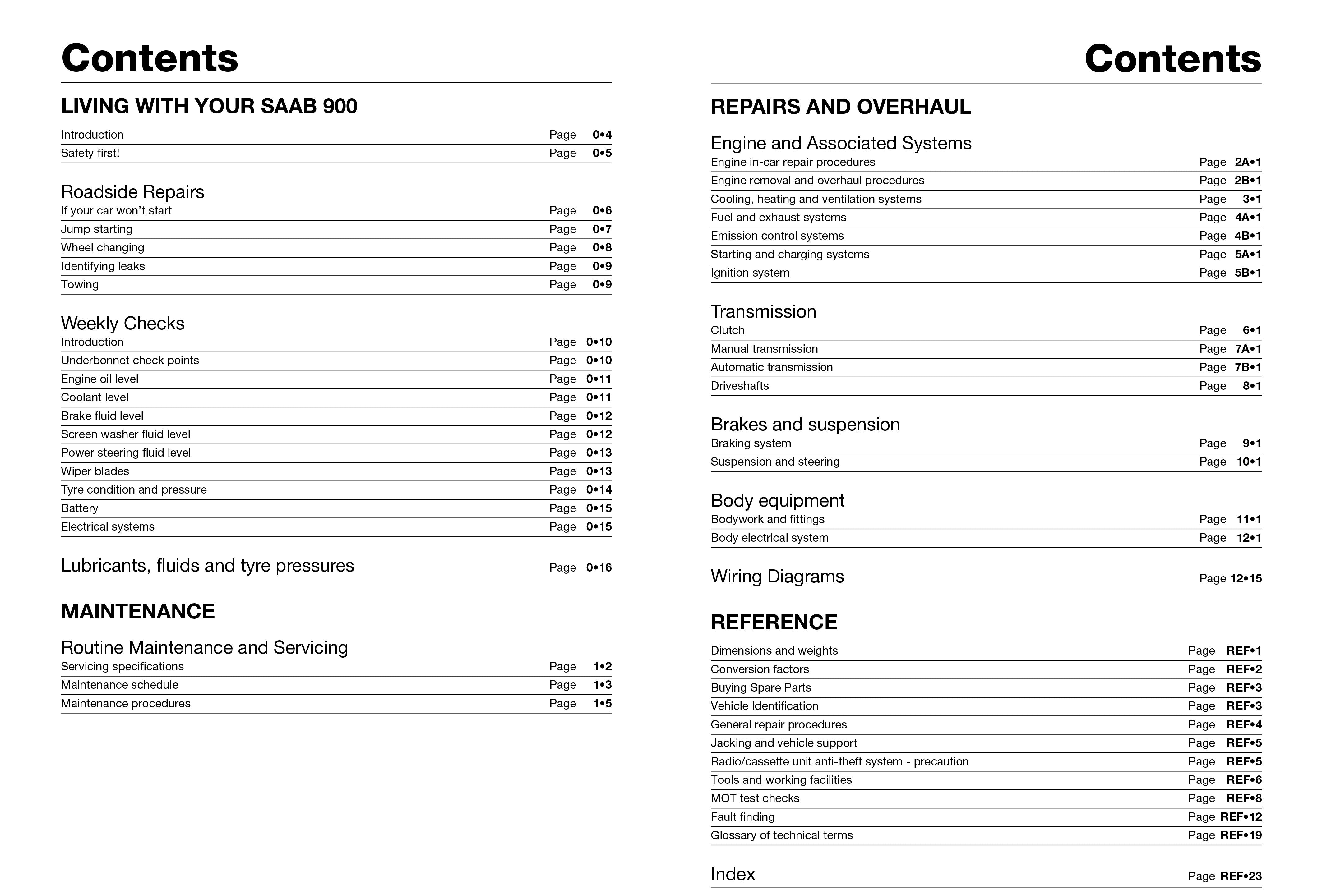 Saab 900 (Oct 93 - 98) Haynes Repair Manual - Digital Edition