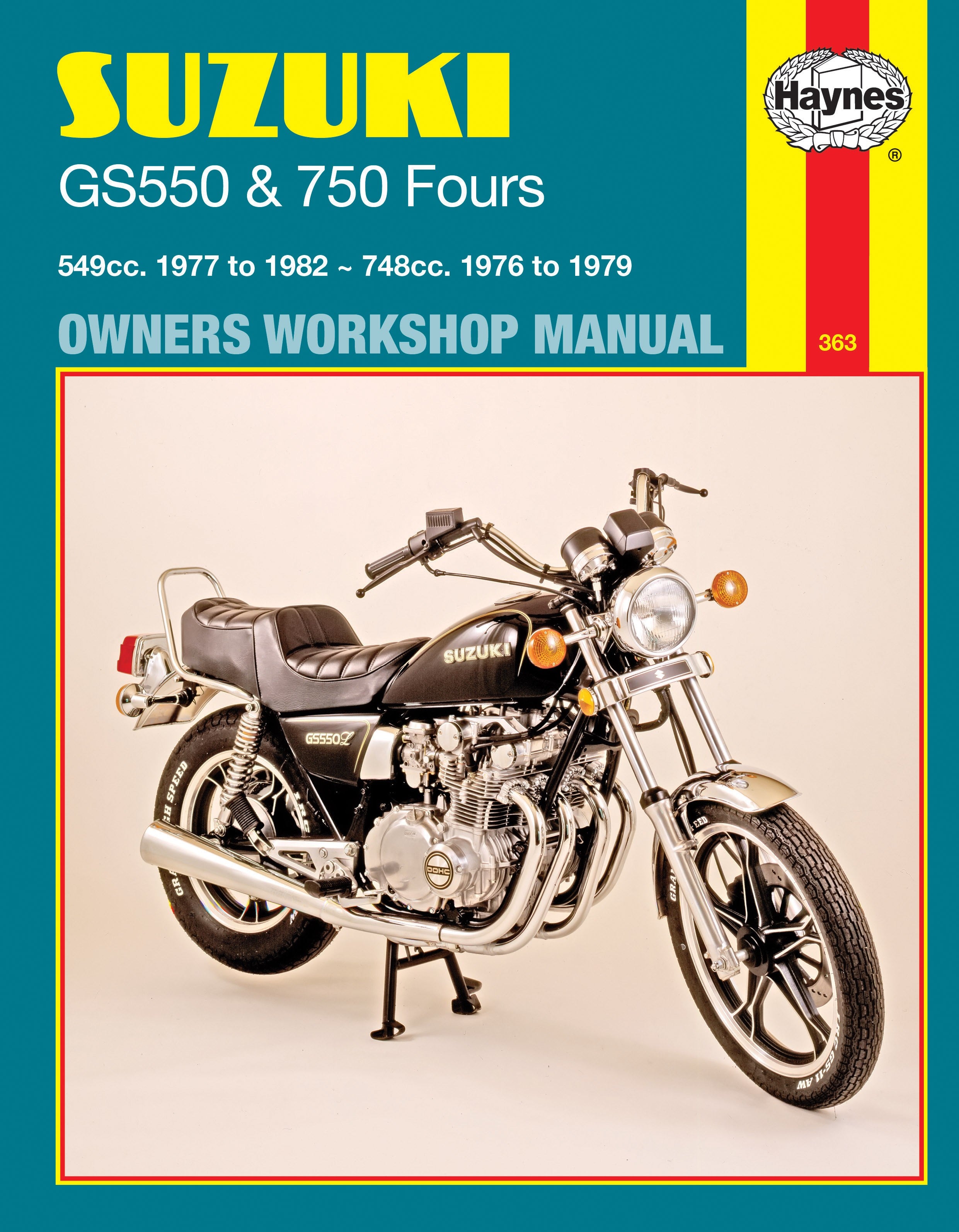 Suzuki GS550 (77 - 82) & GS750 Fours (76 - 79) Haynes Repair Manual - Digital Edition