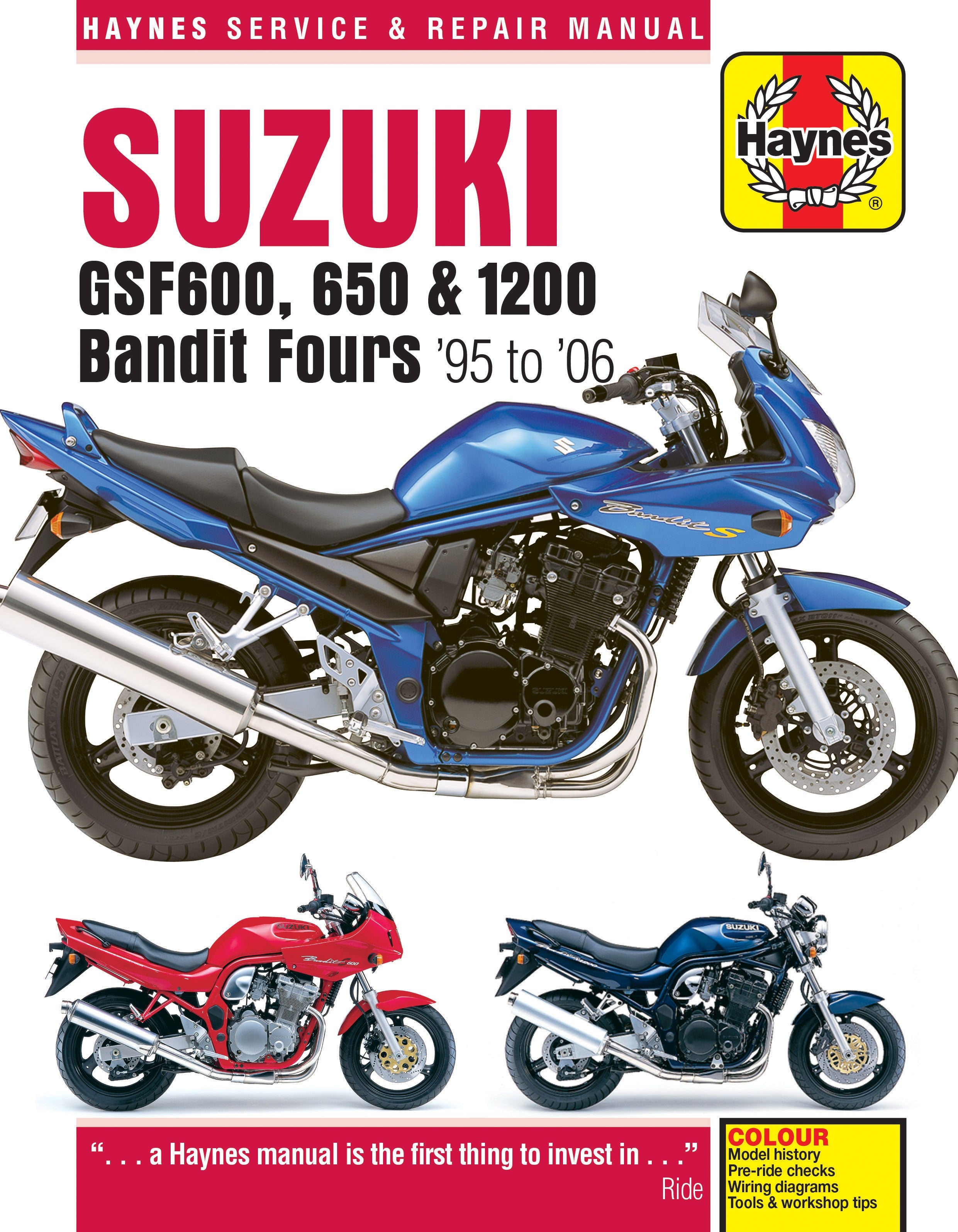 Suzuki GSF600, 650 & 1200 Bandit Fours 1995-2006