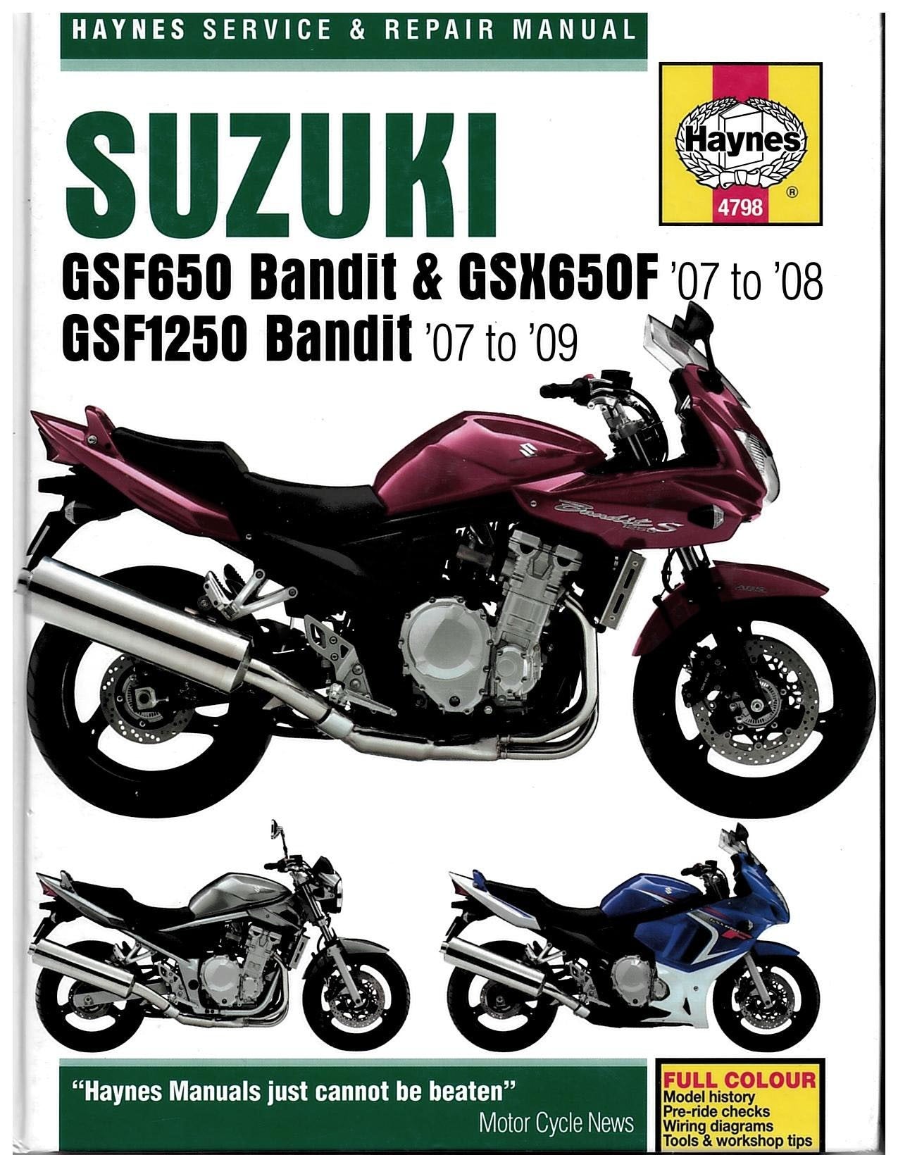 Suzuki GSF650/1250 Bandit &amp; GSX650/1250F 2007-2009