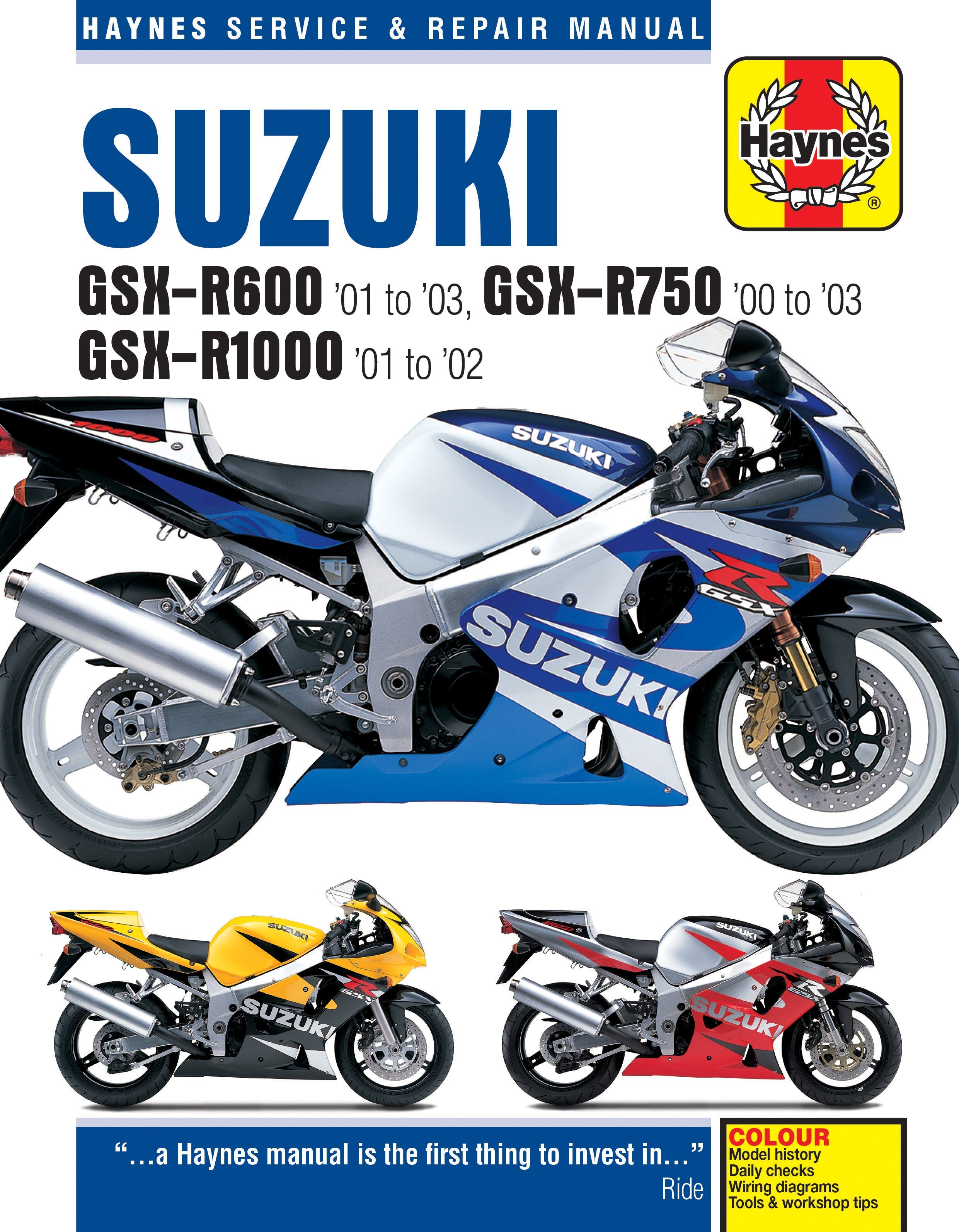 Suzuki GSX-R600/750/1000 2000 - 2003