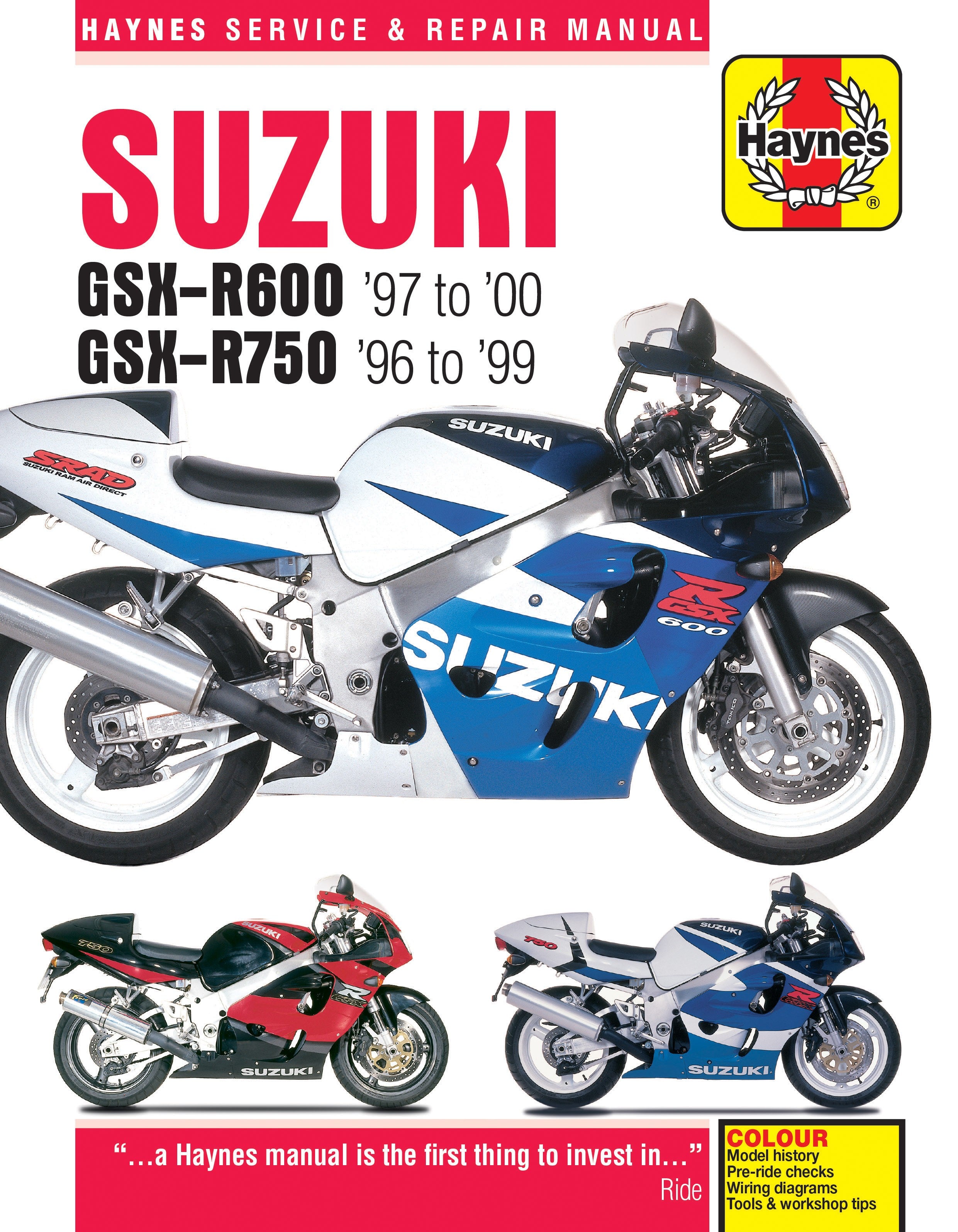 Suzuki GSX-R600 & 750 Fours 1996-2000