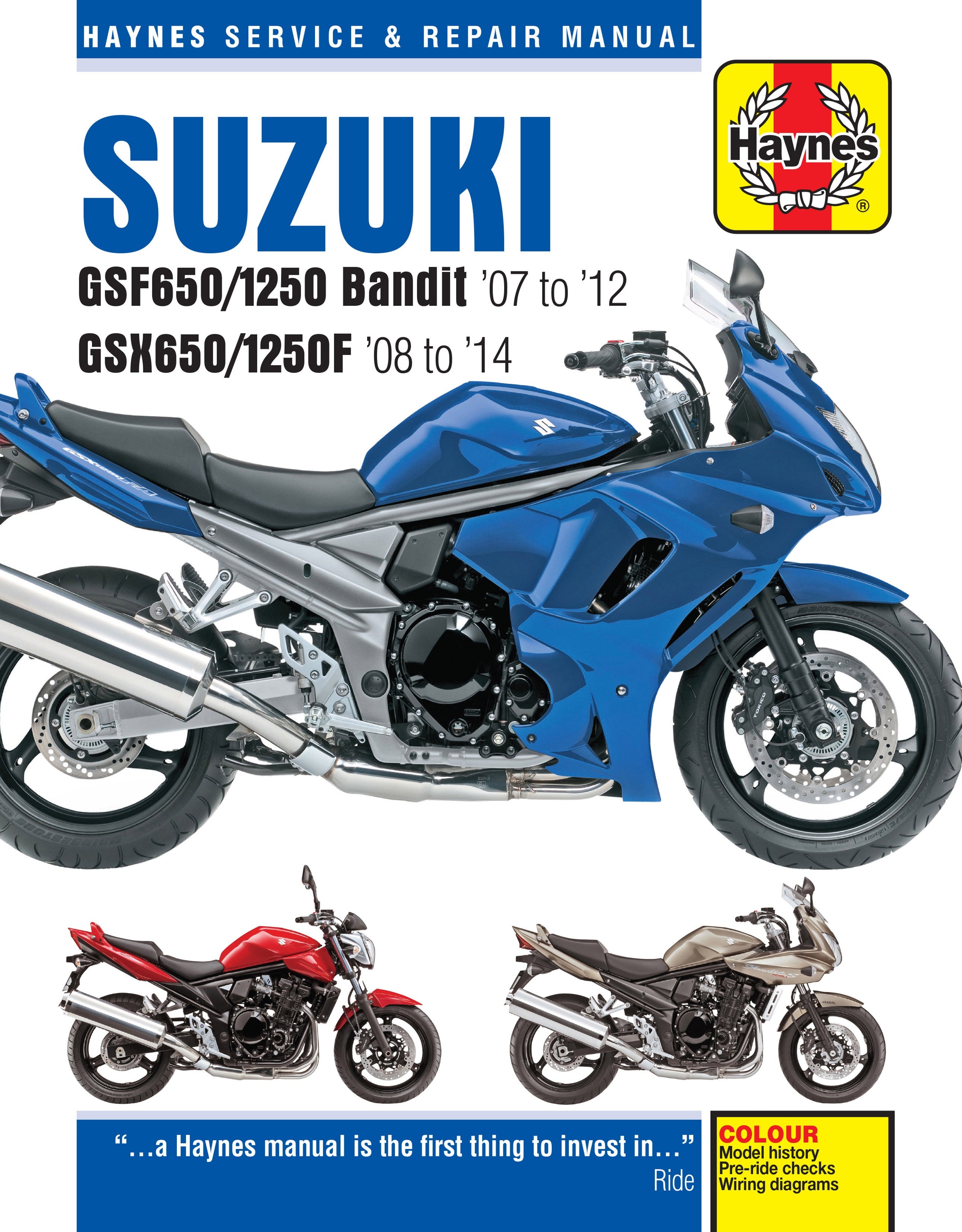 Suzuki GSF650/1250 Bandit & GSX650/1250F 2007-2014