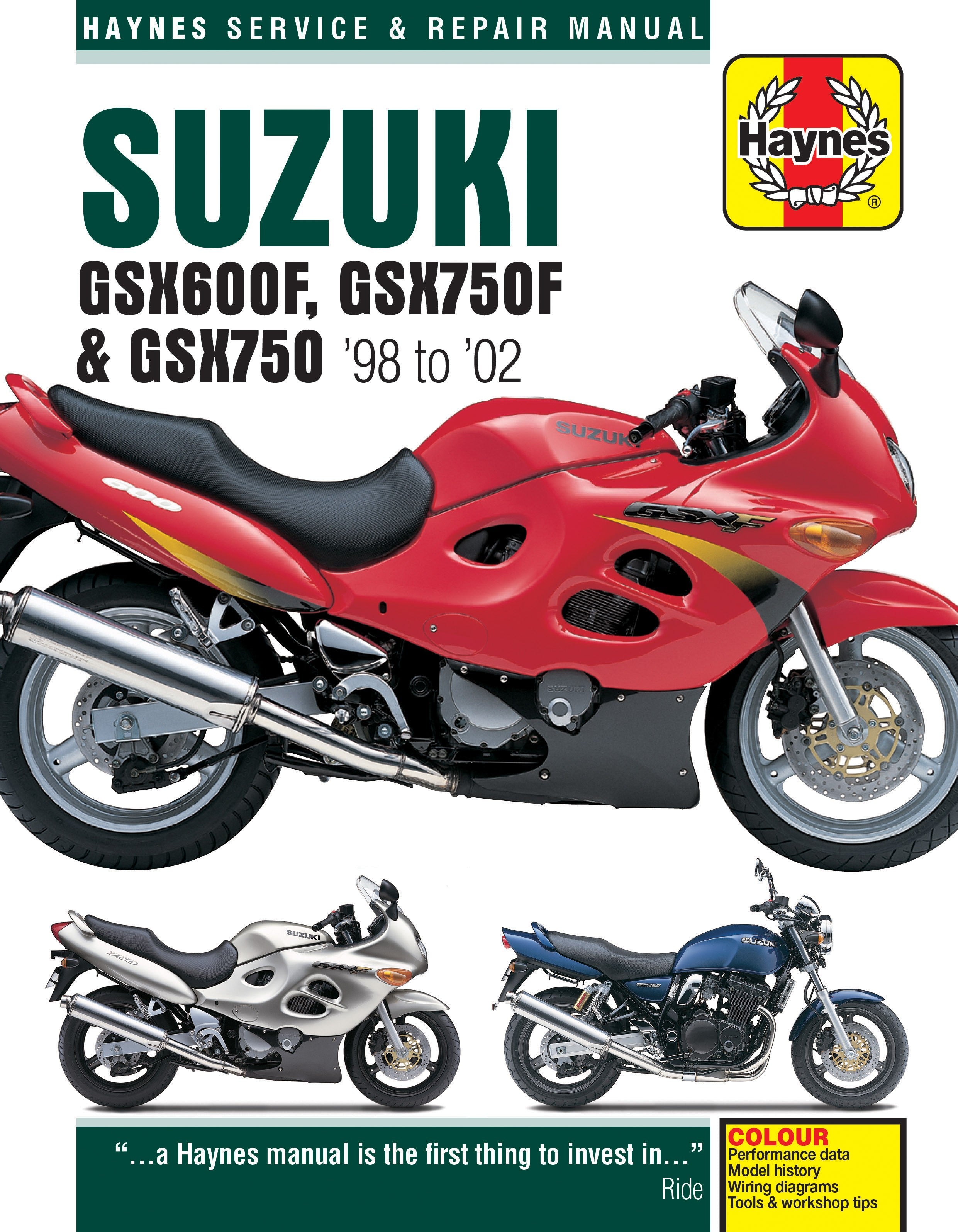 Suzuki GSX600F &amp; GSX750F &amp; GSX750 1998-2002