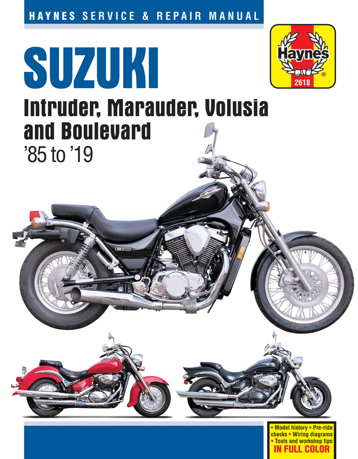 Suzuki Intruder, Marauder, Volusia &amp; Boulevard 1985-2019