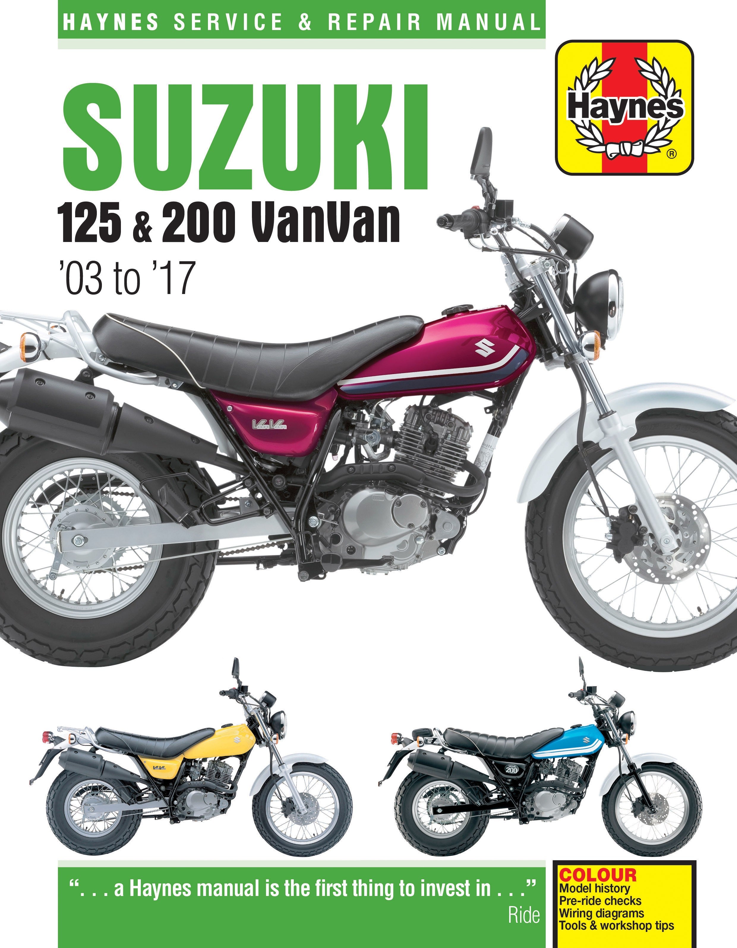 Suzuki RV 125/200 VanVan 2003-2017