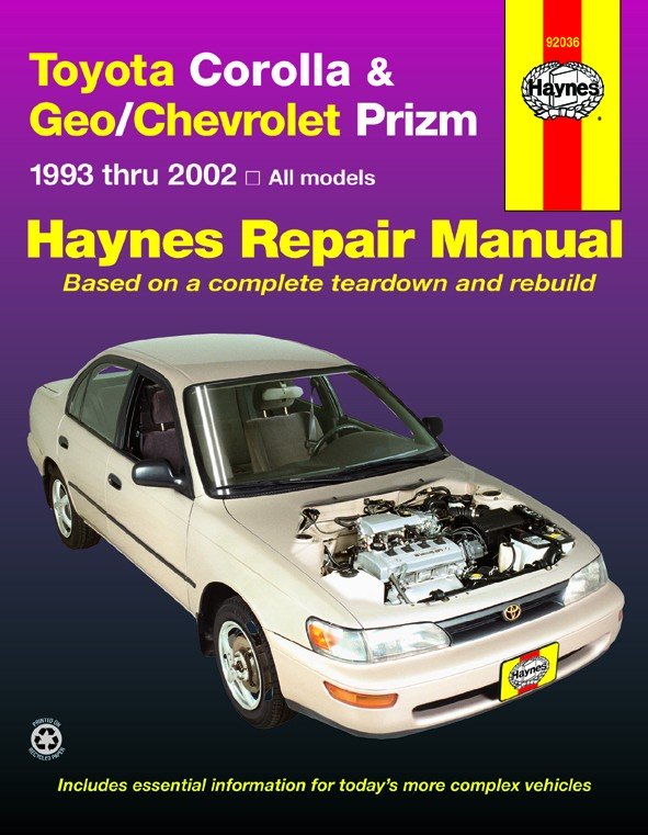 Toyota Corolla/Geo Prizm/Chevrolet Prizm 1993-2002