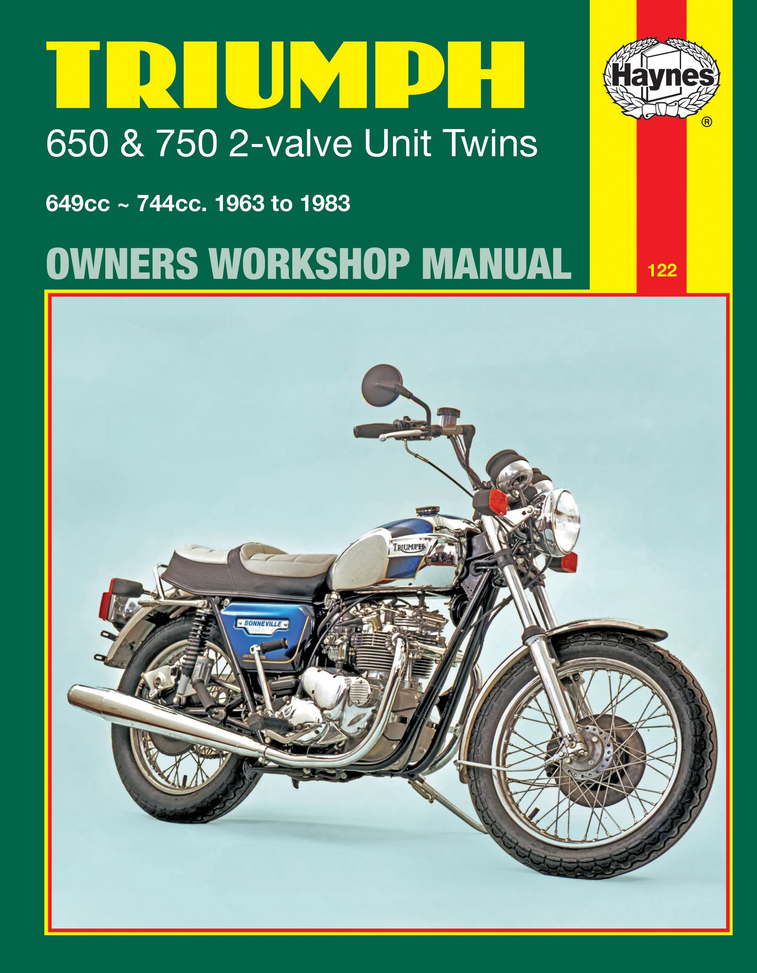 Triumph 650 &amp; 750 2-valve Unit Twins (63 - 83) Haynes Repair Manual - Digital Edition