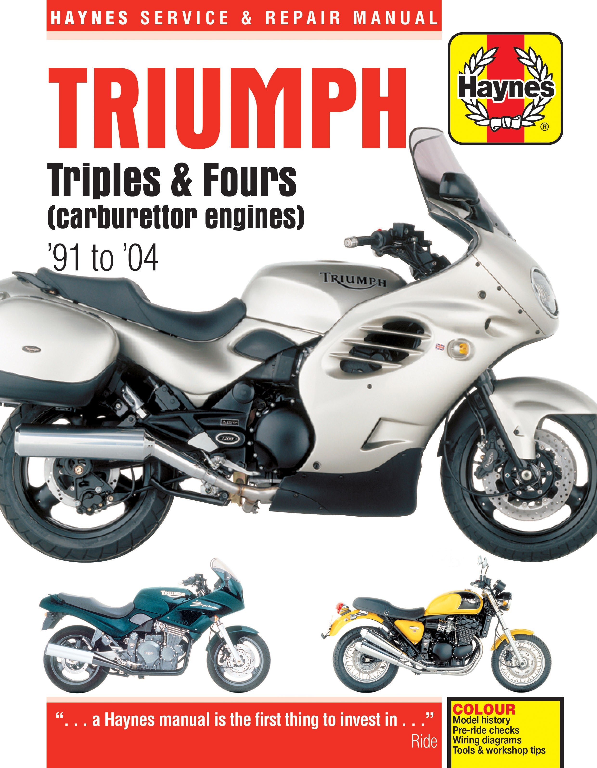 Triumph Triples & Fours Carburettor engines 1991- 2004