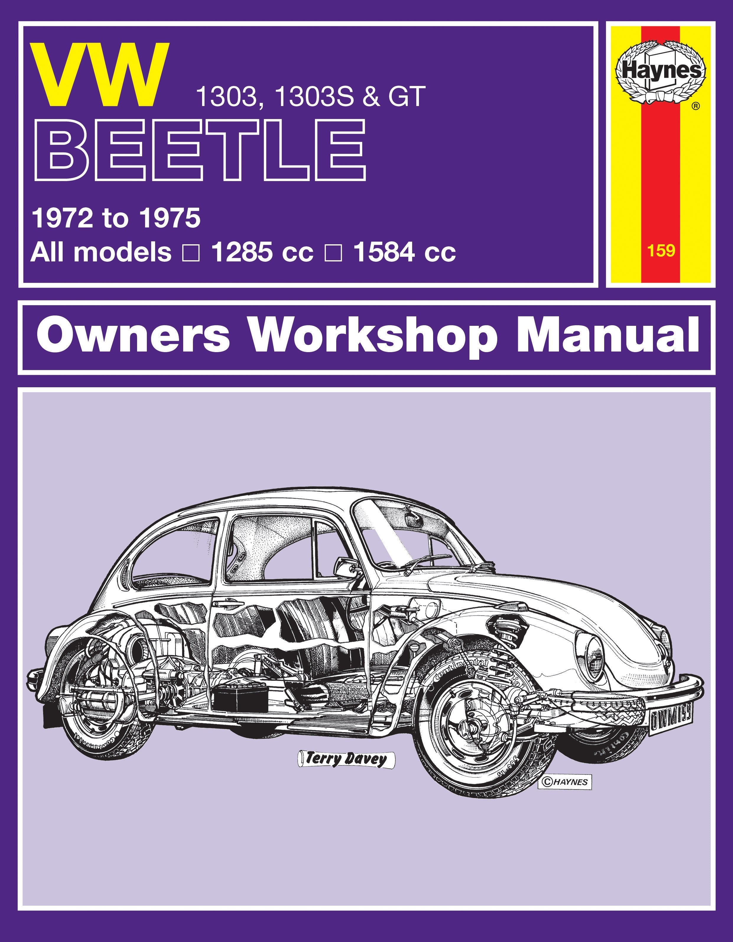 VW Beetle 1303/1303S/GT 1972 - 1975 Classic Reprint