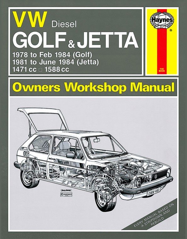 VW Golf &amp; Jetta Mk 1 Diesel (78 - 84) Haynes Repair Manual - Digital Edition