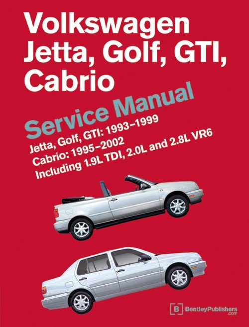 VW Jetta, Golf, GTI 1993-1999, Cabrio 1995-2002 Workshop Manual