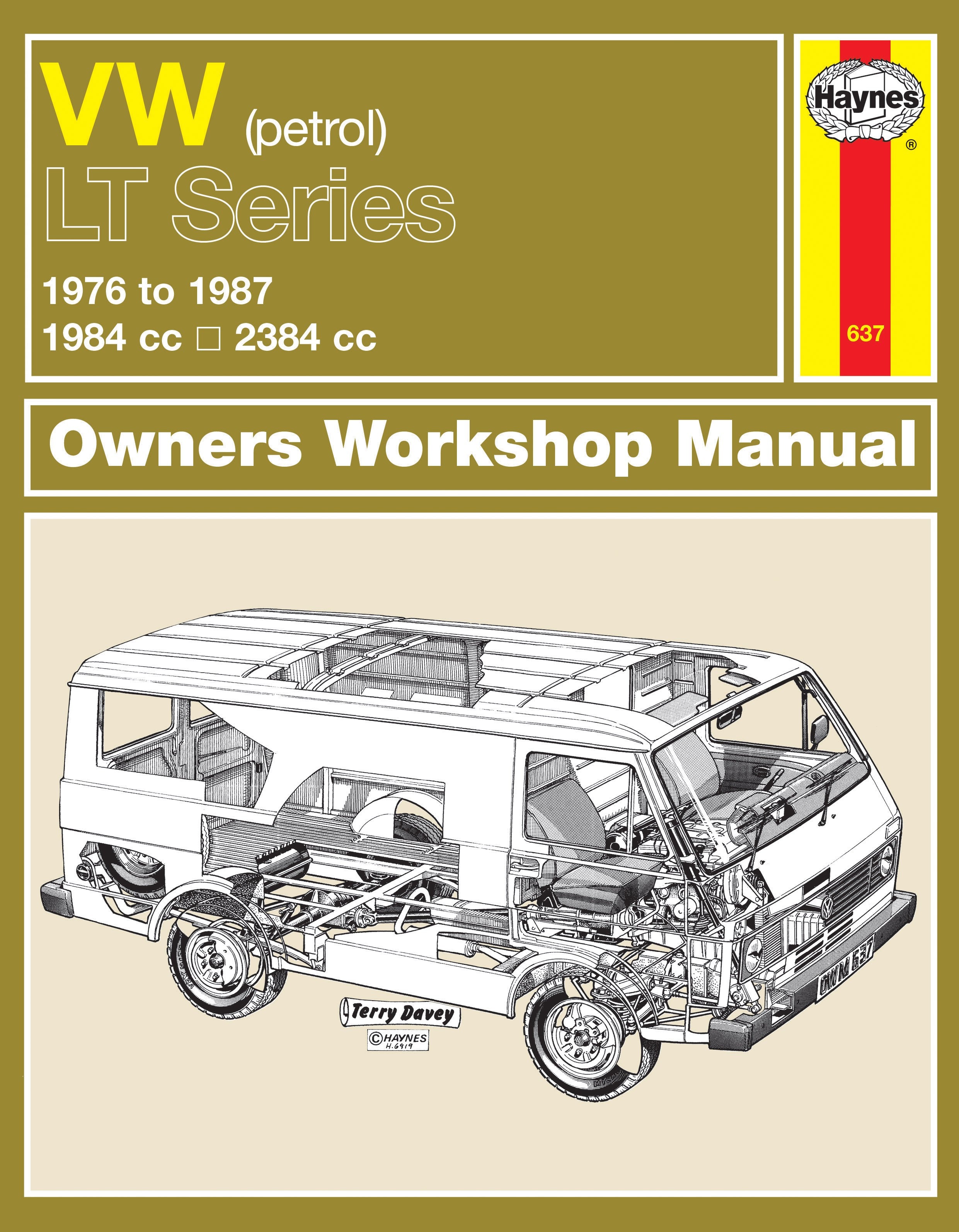 VW LT Vans/Light Trucks 1976 - 1987 Classc reprint