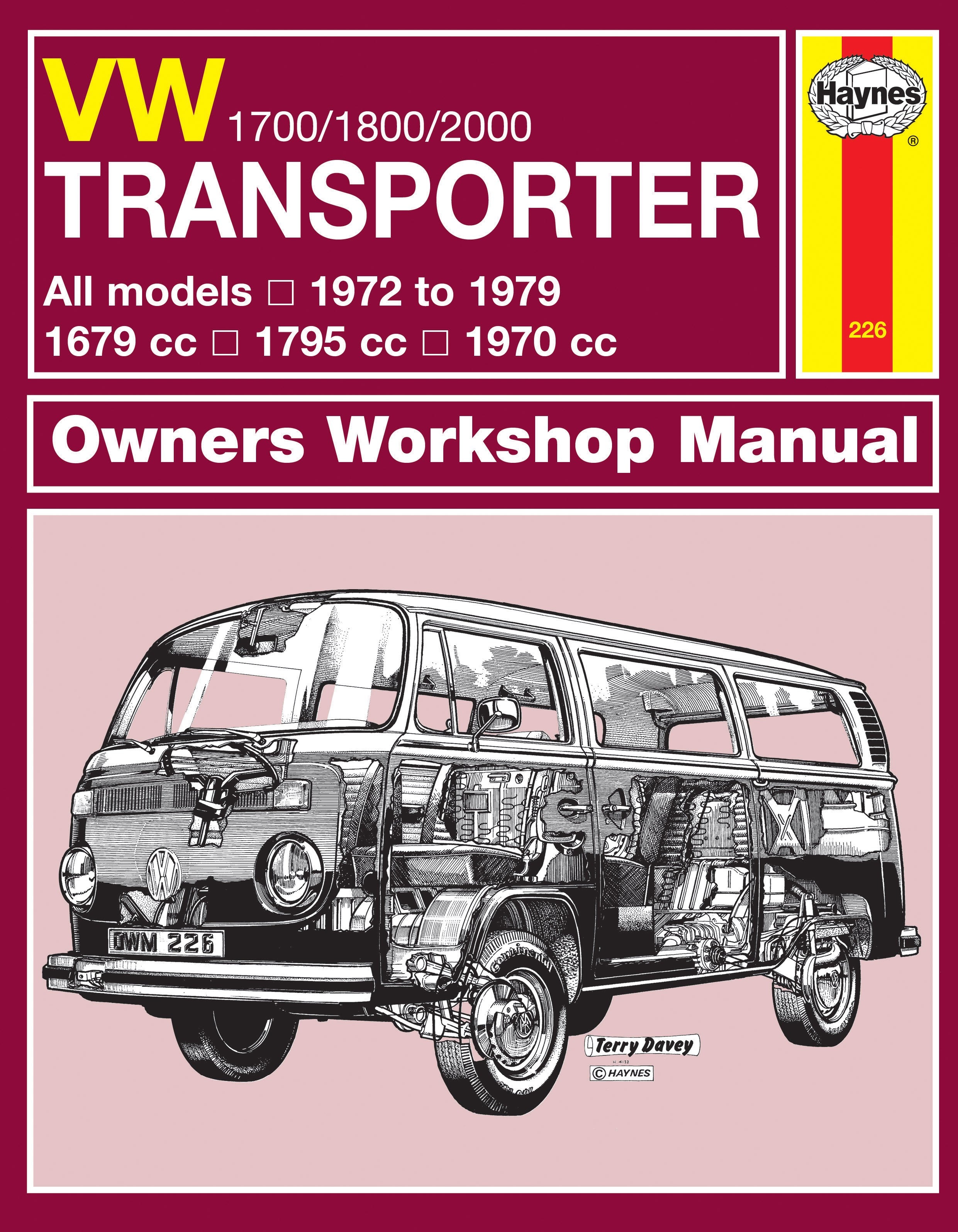 VW Transporter 1700/1800/2000 1972 - 1979 Classic Reprint