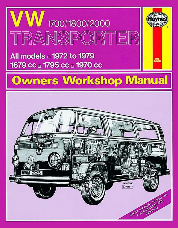 VW Transporter 1700, 1800 & 2000 (72 - 79) Haynes Repair Manual - Digital Edition