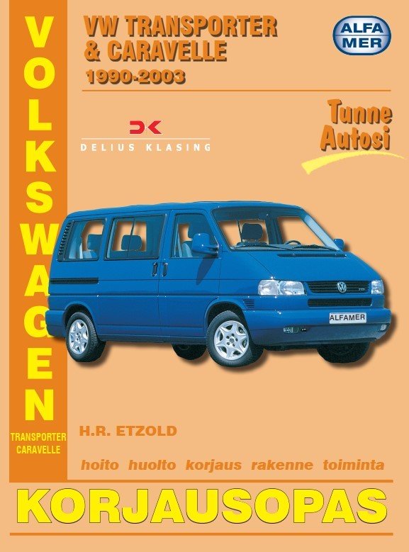 VW Transporter, Caravelle 2.0/2.5L b, 1.9/2.4/2.5L d 1990-2003