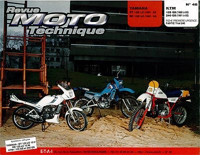 Yamaha 125 DT/RD 82-84/KTM GS 125/240 80-83