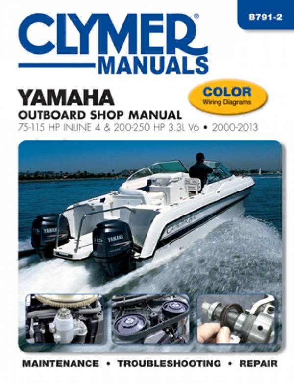 Yamaha 75-115 HP INLINE 4 & 200-250 HP 3.3L V6 Outboards 2000-2013