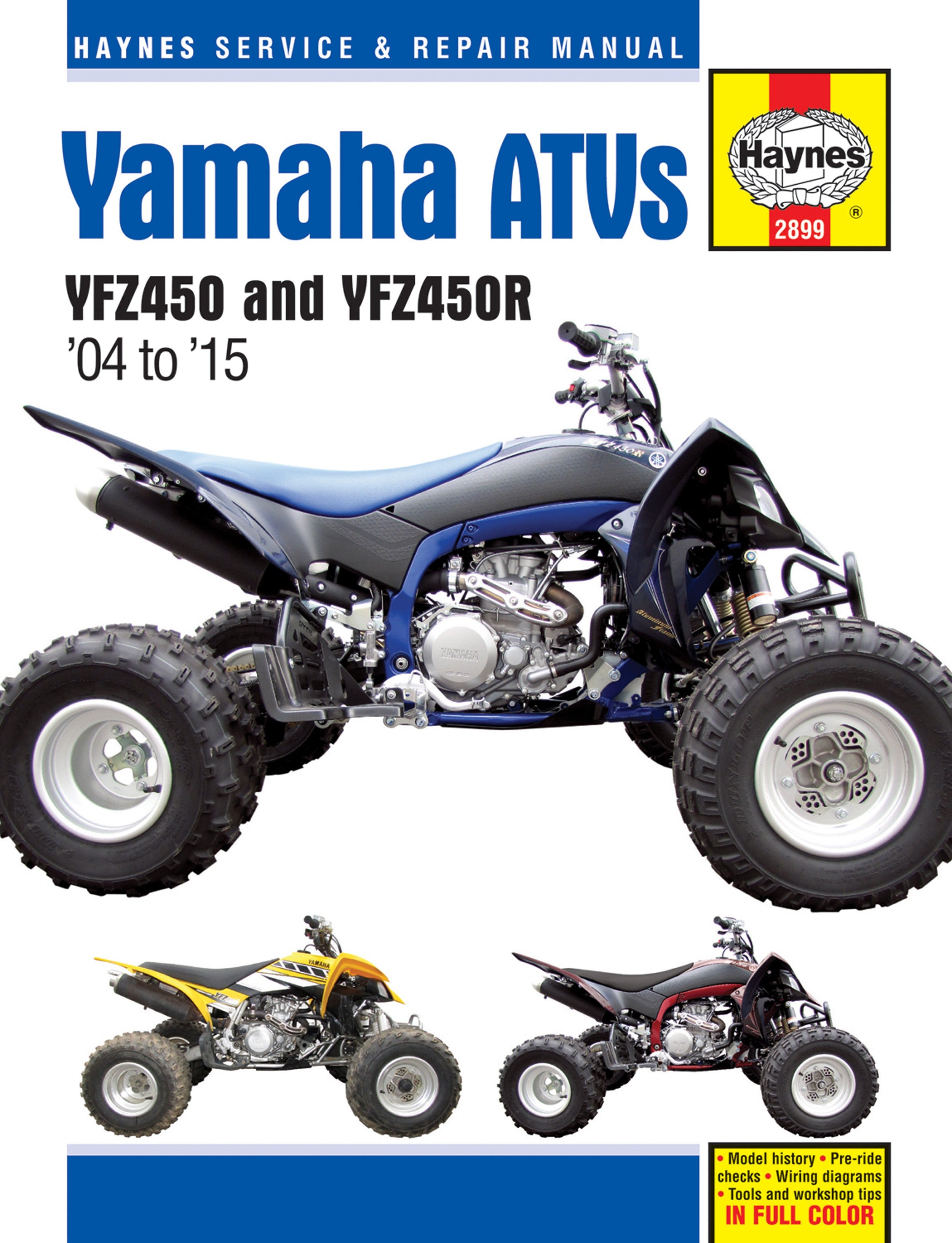 Yamaha ATVs YFZ450 and YFZ450R 2004-2015