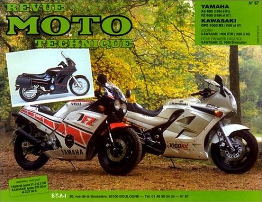 Yamaha XJ/FZ600 84-91/Kawasaki GPZ1000RX 86-87