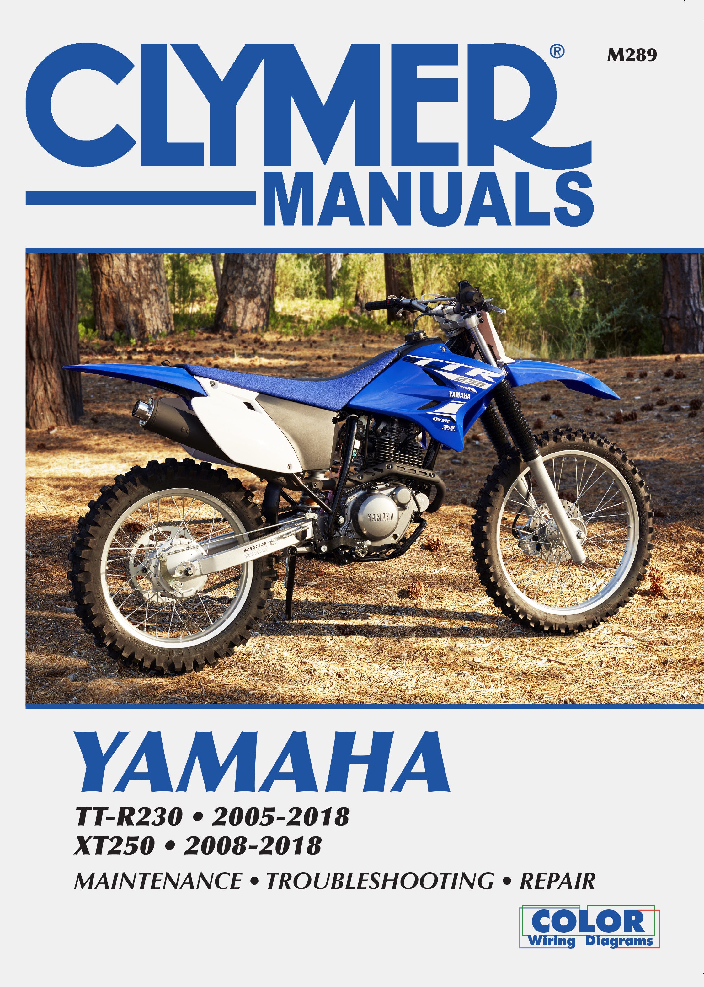 Yamaha XT250 (2008-2018) & TT-R230 (2005-2018). Maintenance and Repair Manual