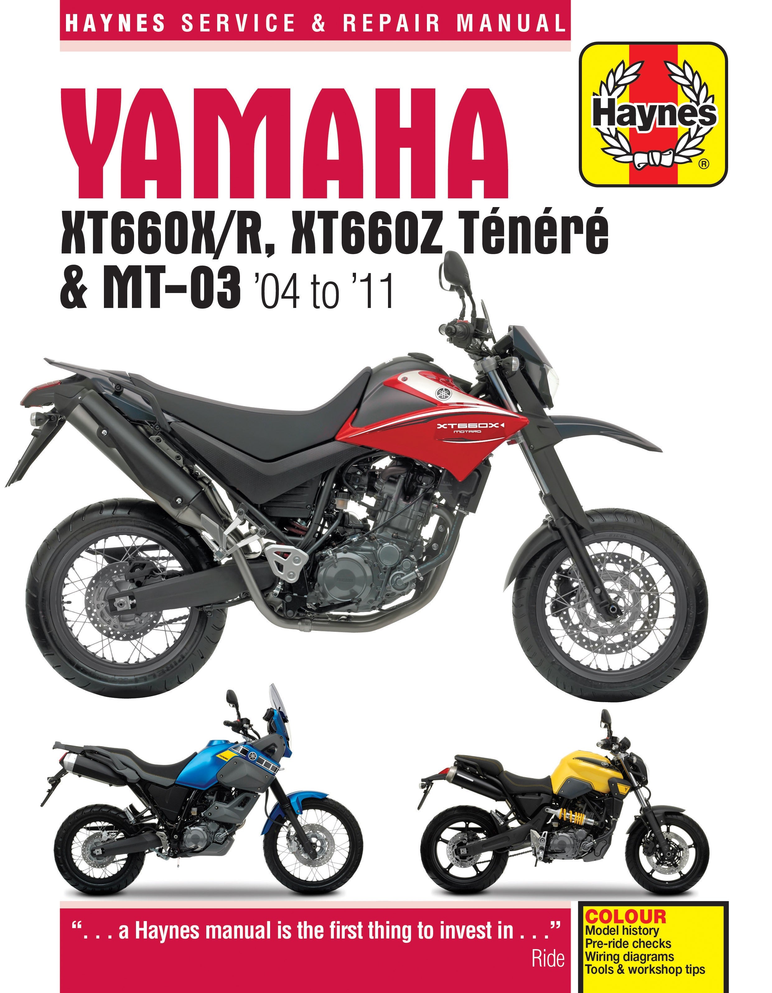 Yamaha XT660 & MT-03 2004-2011