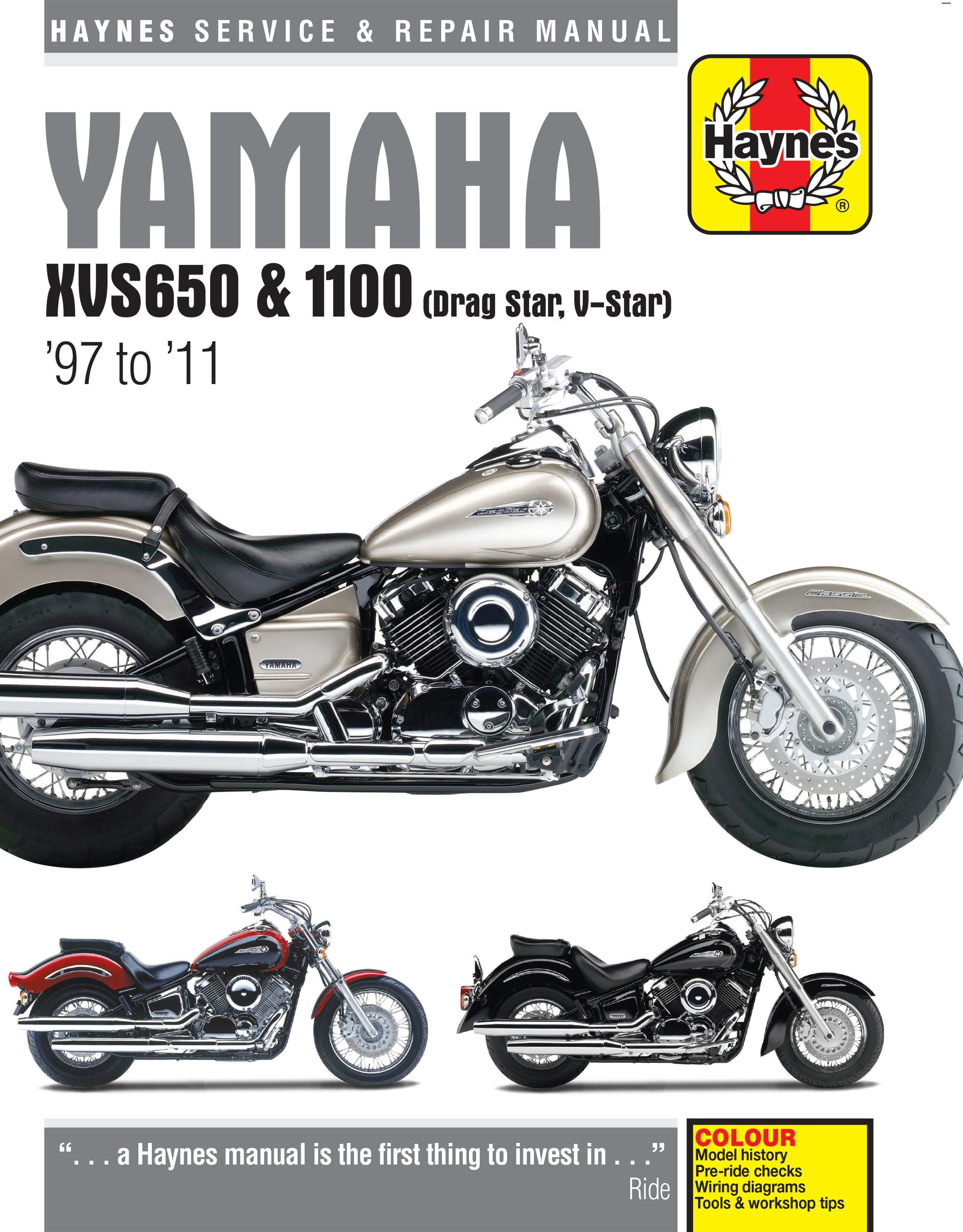 Yamaha XVS650 & 1100 Dragstar /V-Star 1997-2011