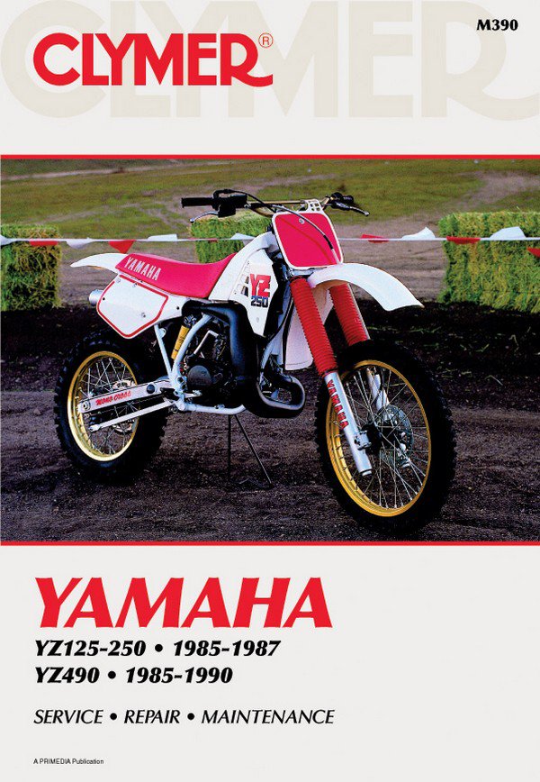 Yamaha YZ125-250 1985-87, YZ490 1985-1990