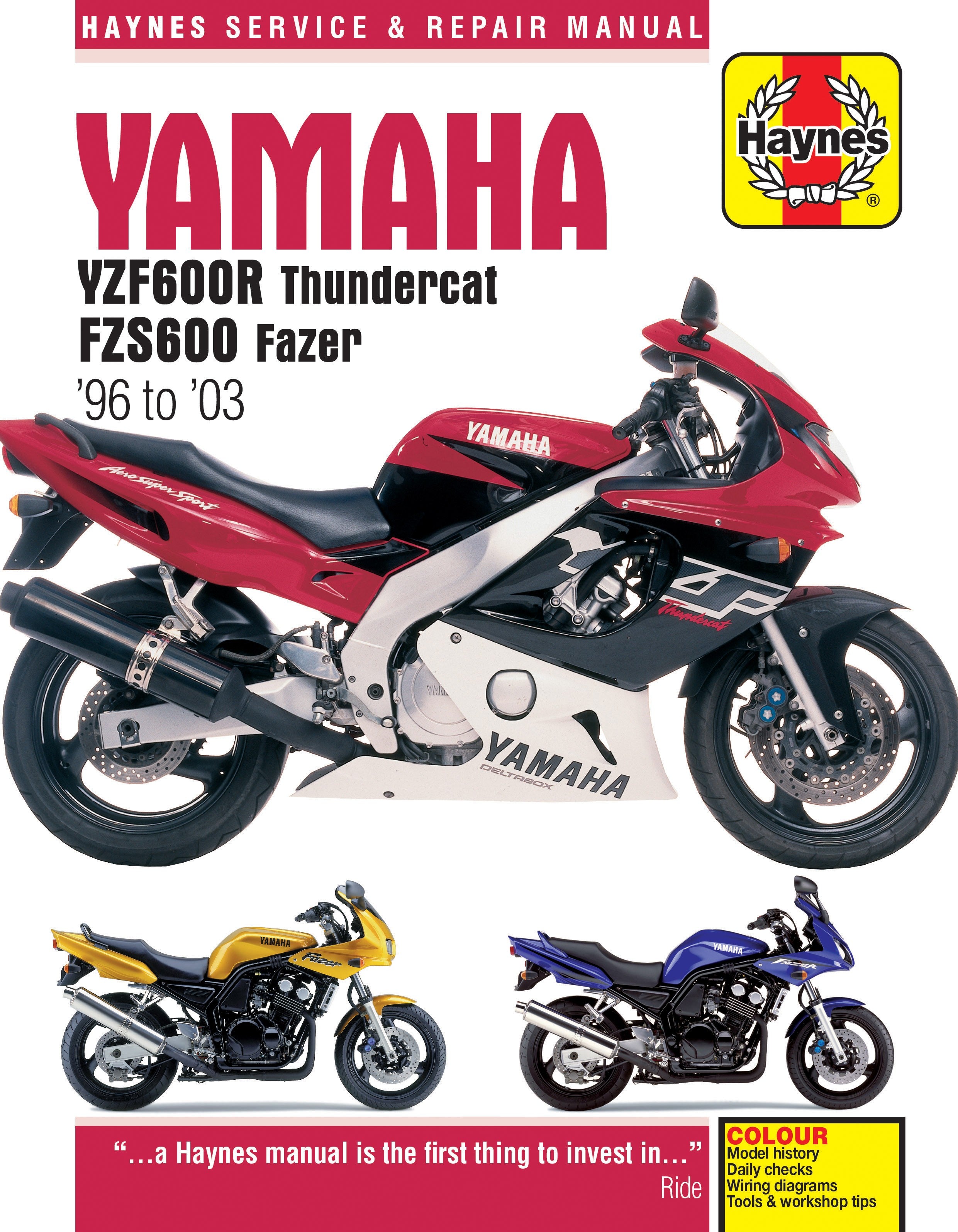 Yamaha YZF600R 1996-2003 & FZS600 1998-2003